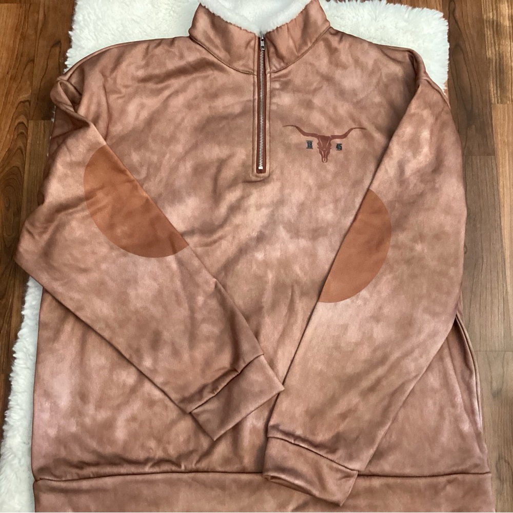 NEW TEXAS 1845 LONGHORN BULL PULLOVER
